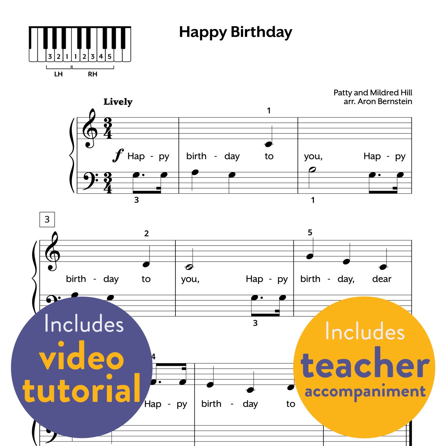 happy birthday sheet music