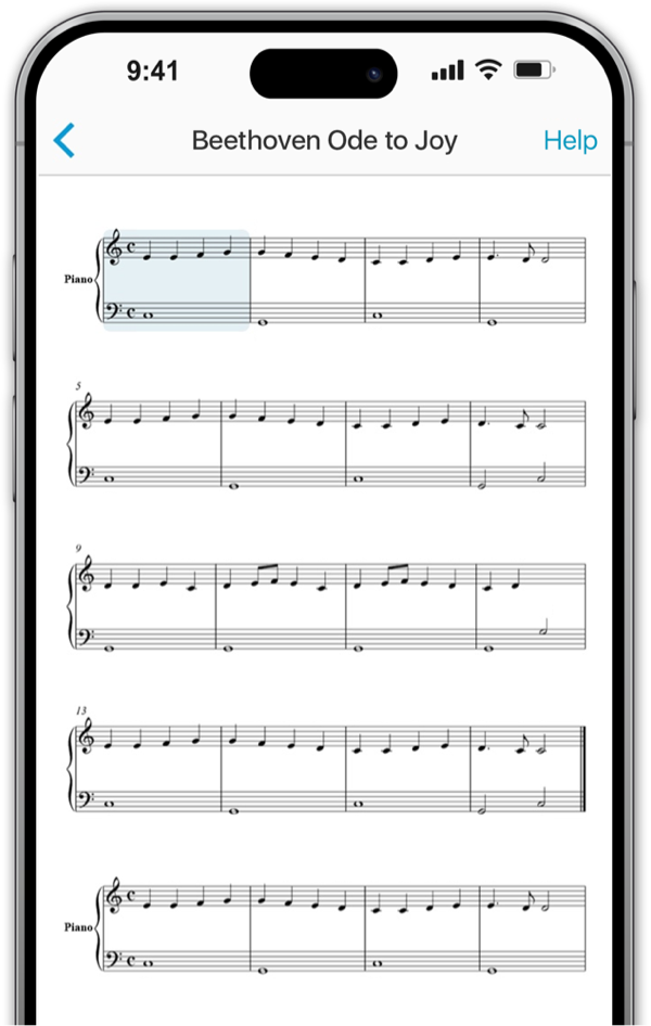 music sheet